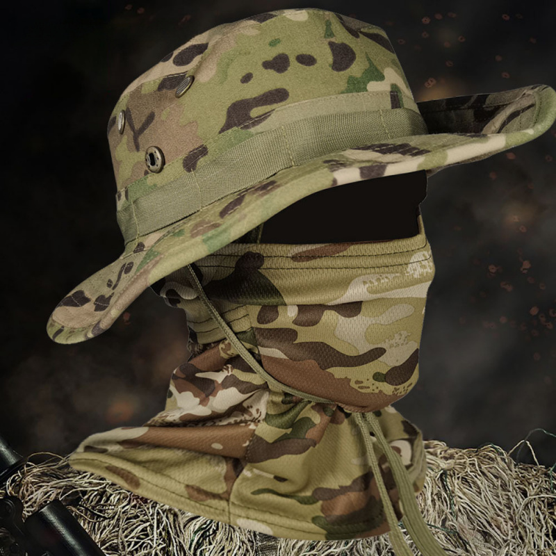 Boonie Hat Tactical - 전술 위장 부니 모자 - 챙이