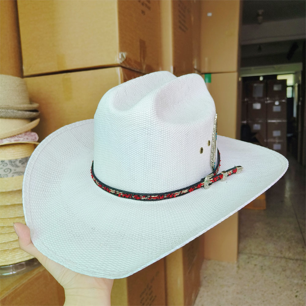 Cowboy Hat Straw - 남성용 스티프 스트로 카우보이 모자 여성용