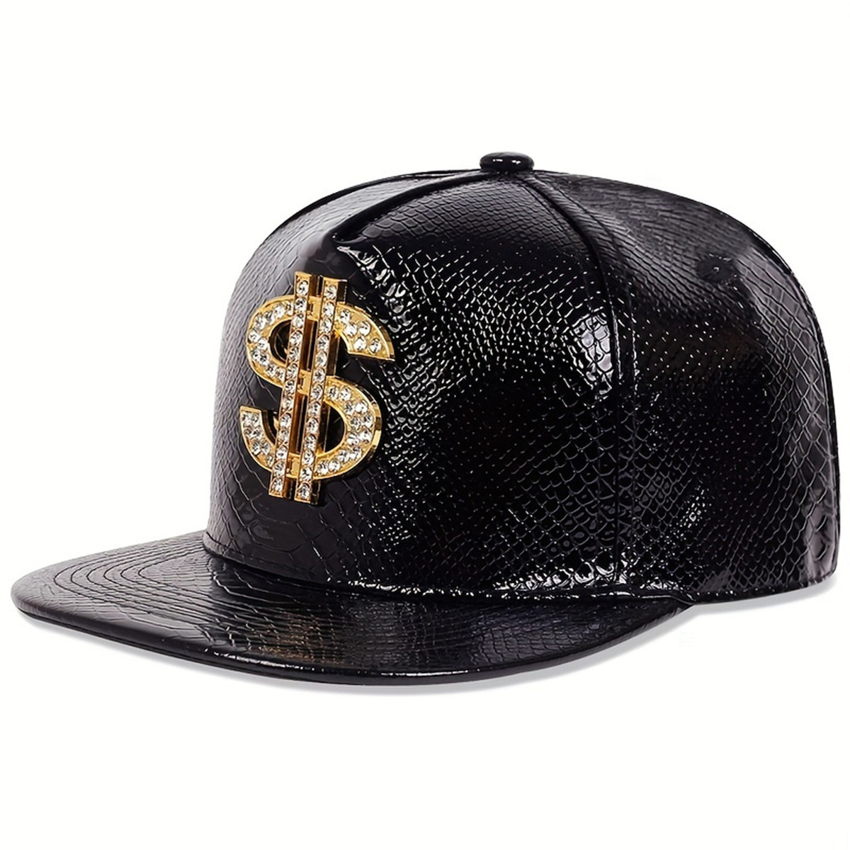 가죽 메탈릭 달러 기호 야구 모자 남성 여성 조절 가능 - Snapback Hat Flat 리뷰 및 가격
