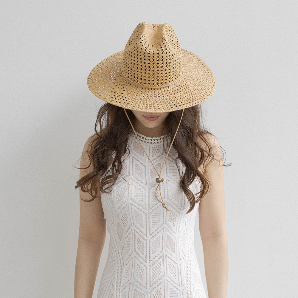 봄 여름 새로운 패션 손으로 짠 속이 빈 종이 밀짚 넓 - Cowboy Hat Straw 리뷰 및 가격
