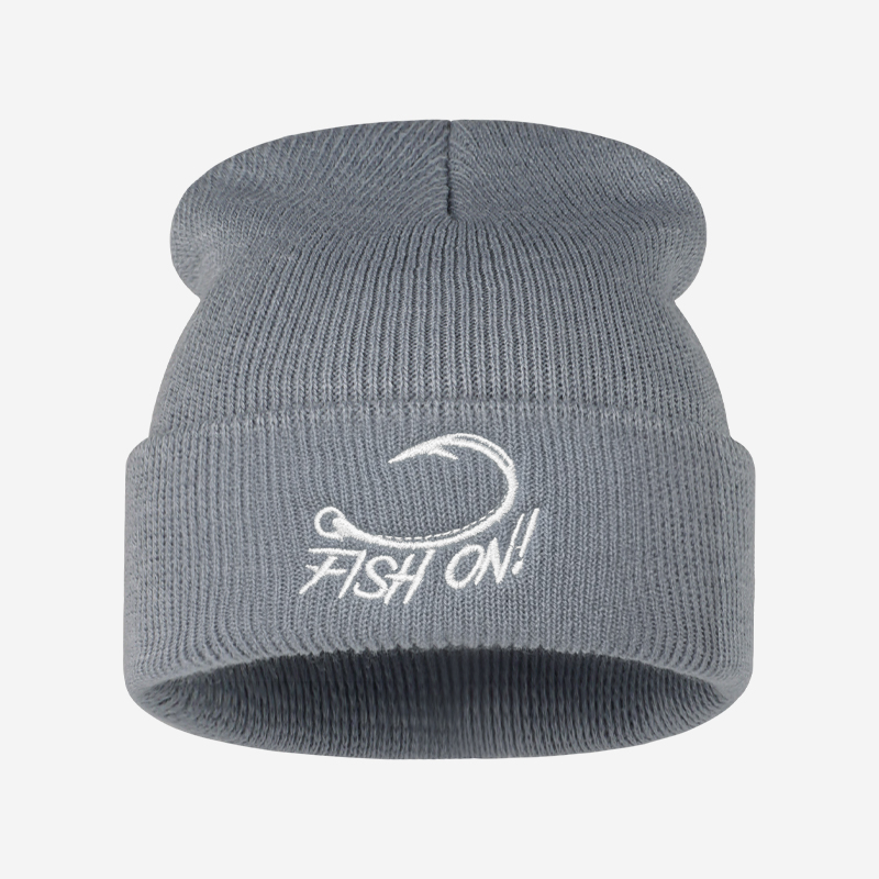 야외 낚시꾼을 위한 자수 비니, 낚시 바늘 장식 니트  - Beanie Cuffed Knit 리뷰 및 가격
