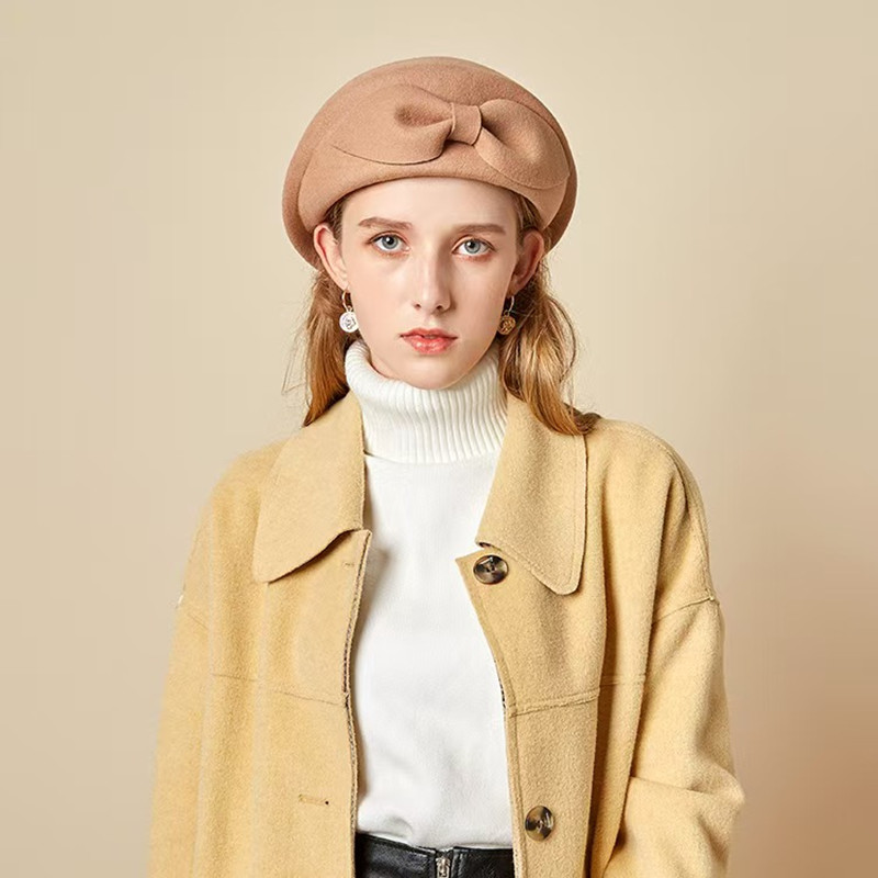 울 빈티지 따뜻한 울 겨울 베레모 여성 승무원 모자 프 - Beret French Wool 리뷰 및 가격