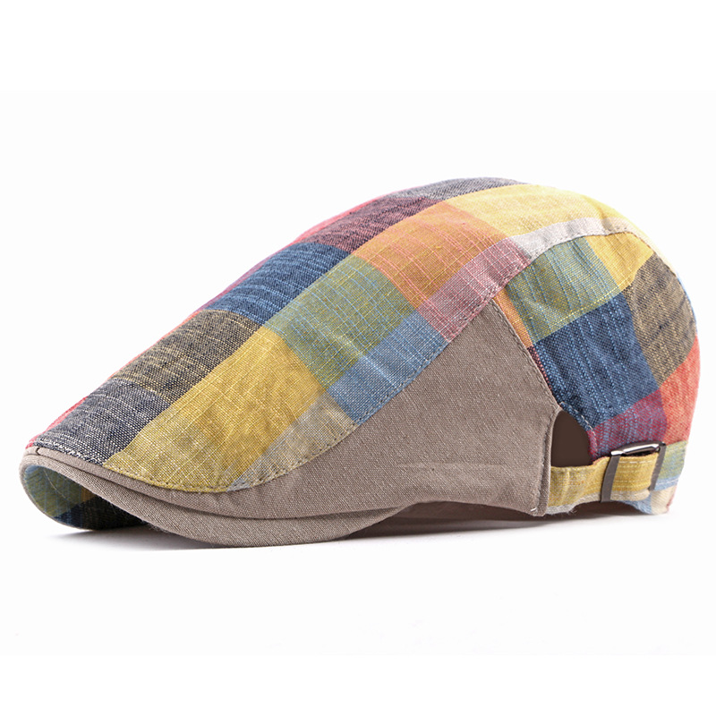 유니섹스 코튼 플래드 뉴스보이 베레모 모자 (조절 가능 - Newsboy Cap Ivy 리뷰 및 가격